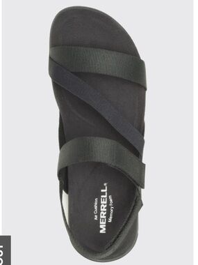 Merrell District 3 Strap Web Sandal — Black